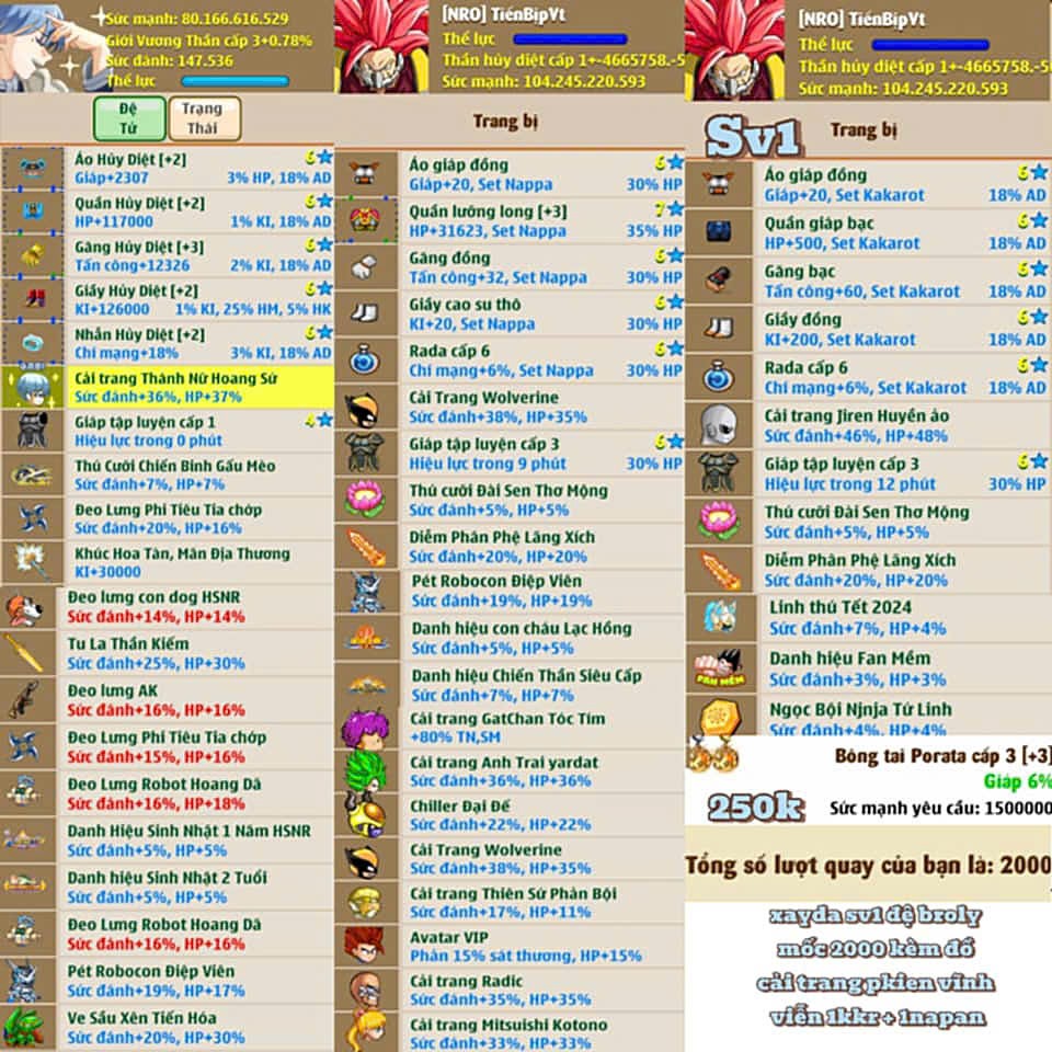 Account #250
